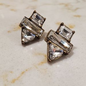 Silpada KR Crystal Clear Earrings